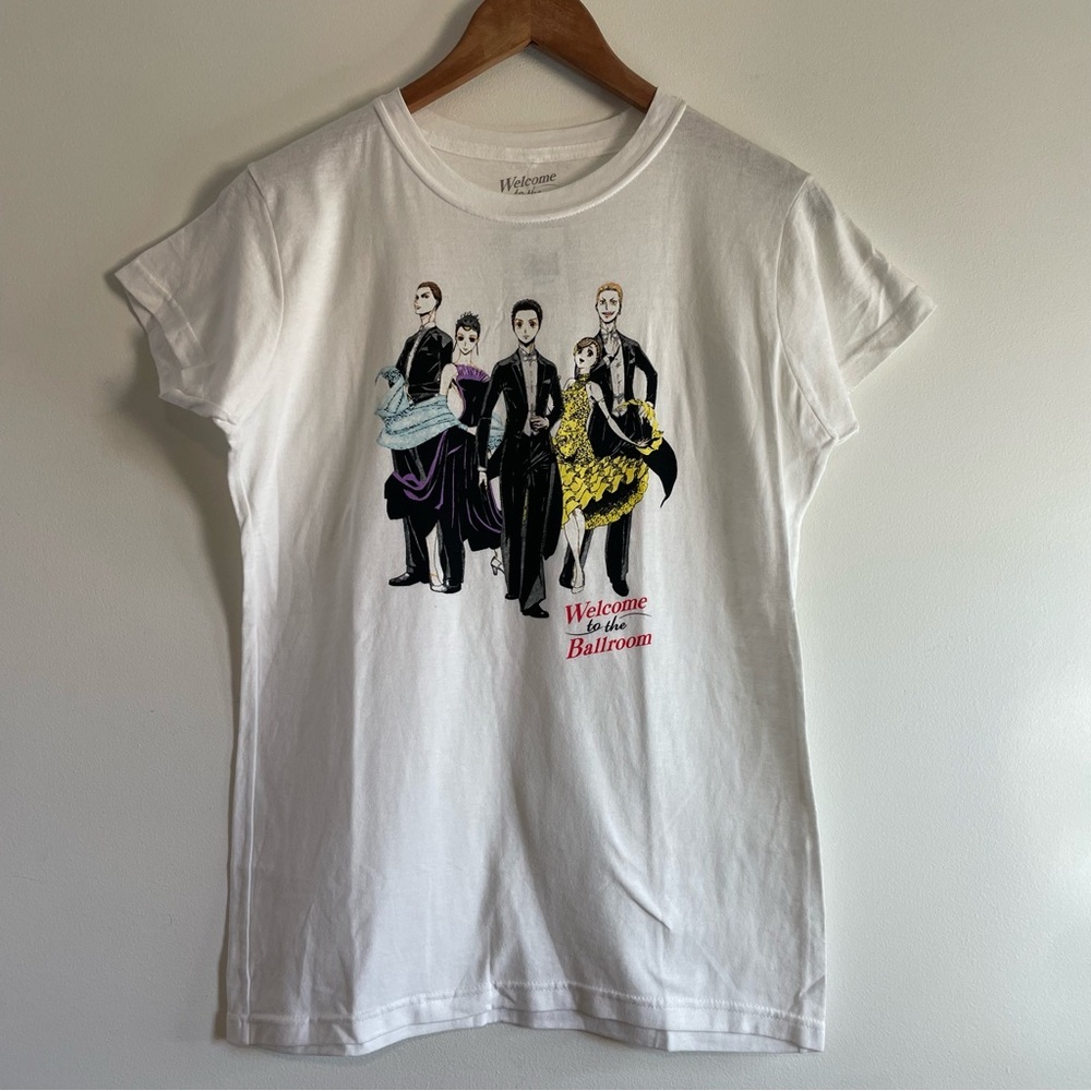 Welcome to the Ballroom White Med New  Hot Topic Anime Shirt Manga